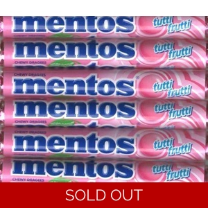 Mentos Tutti Frutti Chewy Dragees Roll Packs